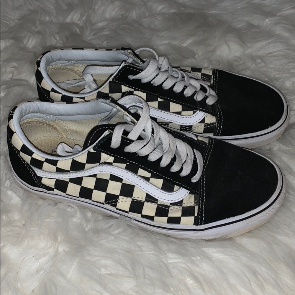 Checkered Vans
